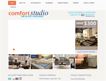 Tablet Screenshot of comfortstudio.net